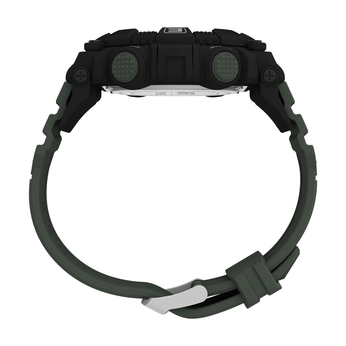 TW5M53900 Reloj Timex Digital UFC de hombre correa de resina - Resina Verde