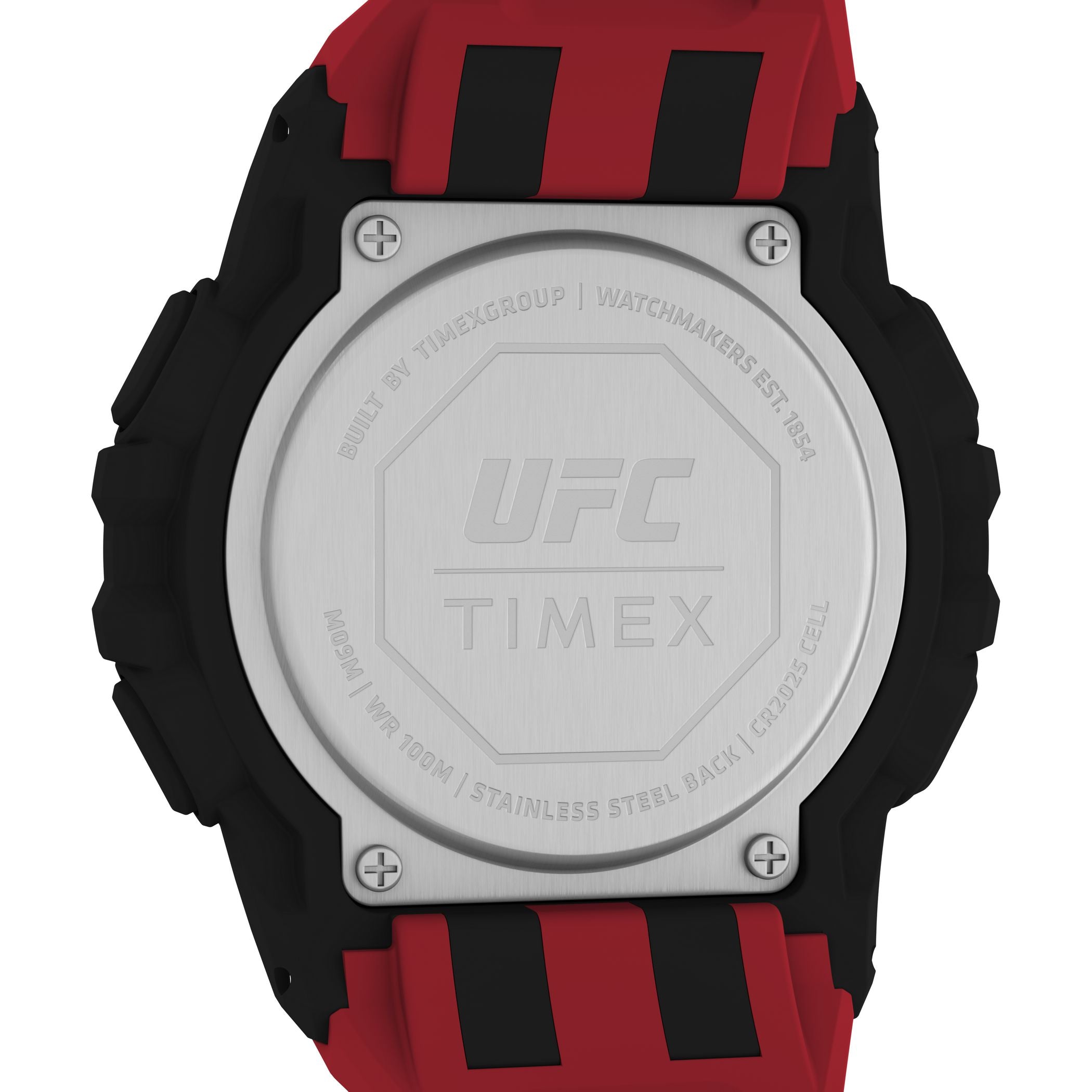 TW5M59200 Reloj Timex UFC Rush Hombre Caucho Rojo