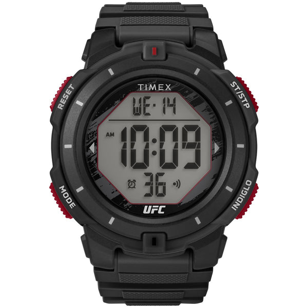 TW5M59600 Reloj Timex UFC Hombre Resina Negro Rojo
