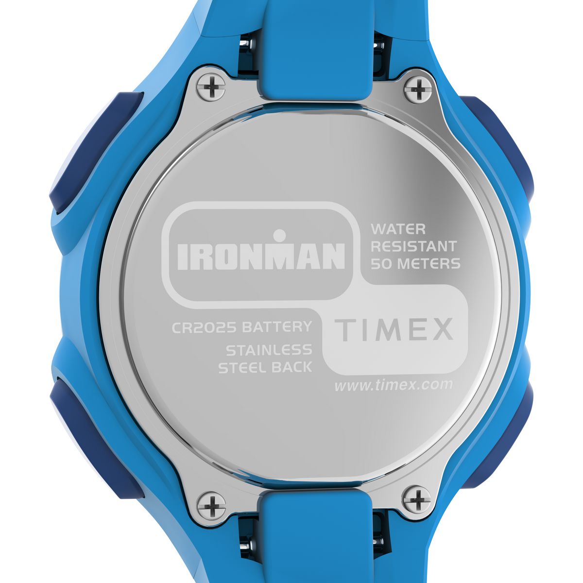 TW5M60300 Reloj Timex Ironman Unisex Caucho Azul Claro