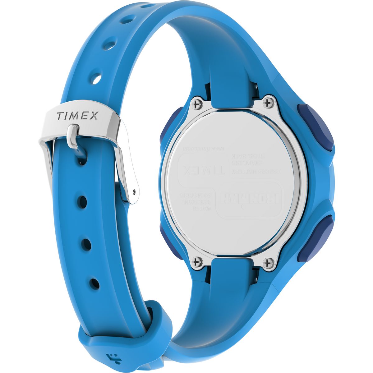 TW5M60300 Reloj Timex Ironman Unisex Caucho Azul Claro