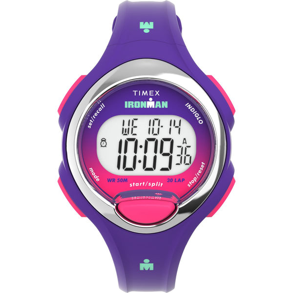 TW5M60500 Reloj Timex Ironman Mujer Correa Silicona Púrpura
