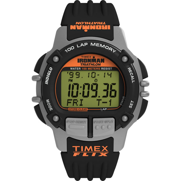 TW5M63200 Reloj Timex IronMan Flix de hombre correa de caucho negro