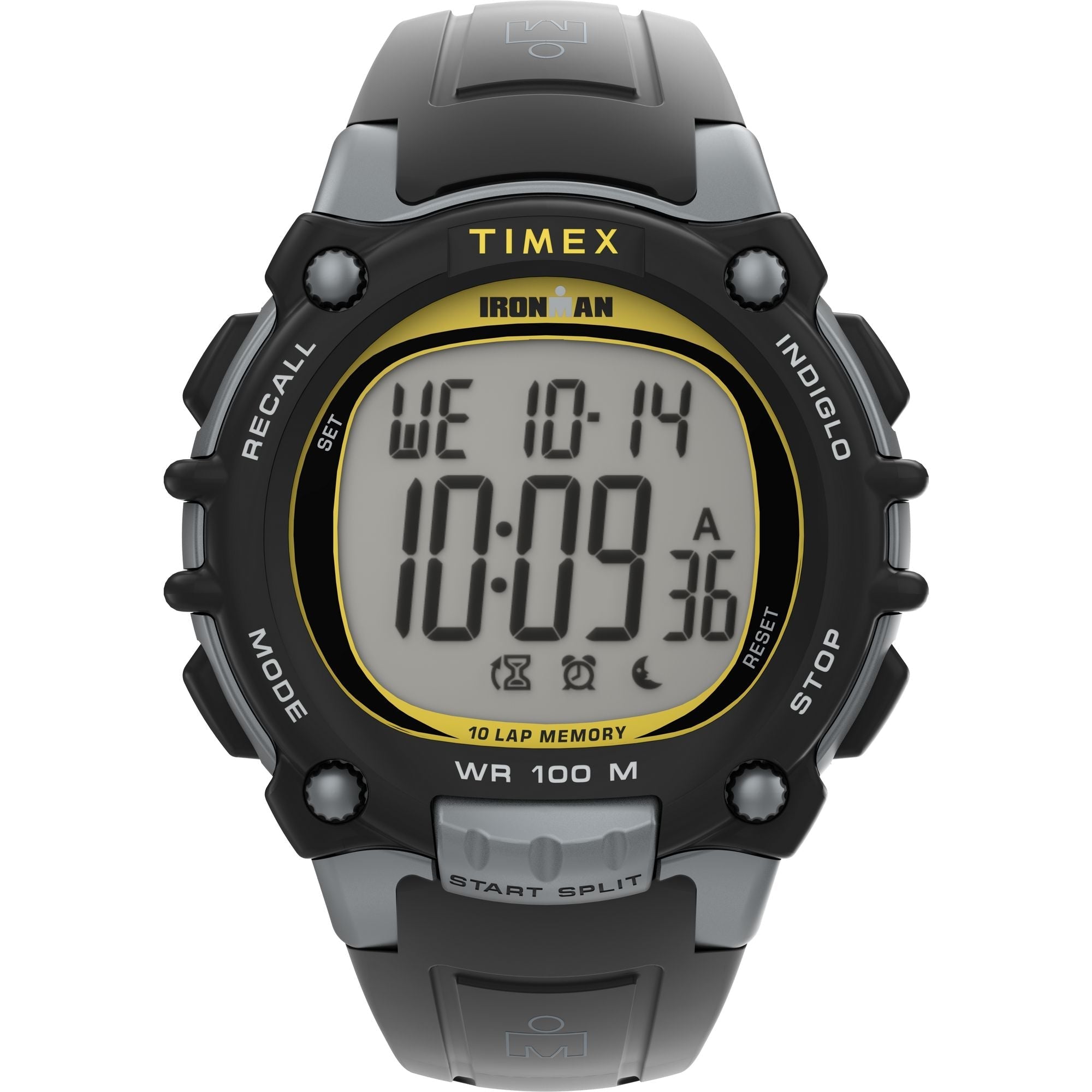 TW5M64600 Reloj Timex Ironman Classic 10 de hombre banda de caucho 44mm
