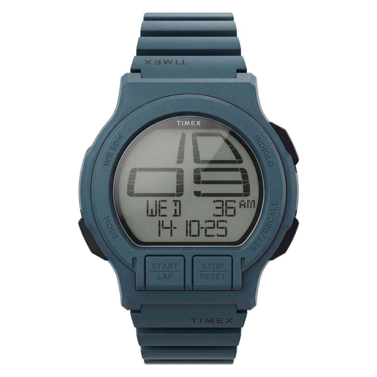 TW5M73800 Reloj Timex Retroware de hombre correa de silicona - Resina Azul