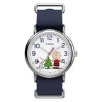 TW6A00400 Reloj Timex Weekender Peanuts de hombre correa de tela - Tela Azul