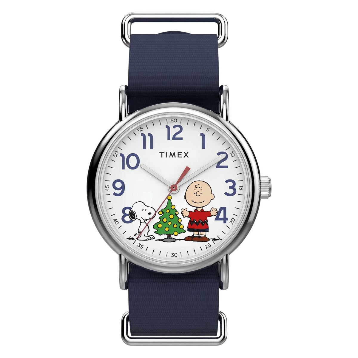 TW6A00400 Reloj Timex Weekender Peanuts de hombre correa de tela - Tela Azul
