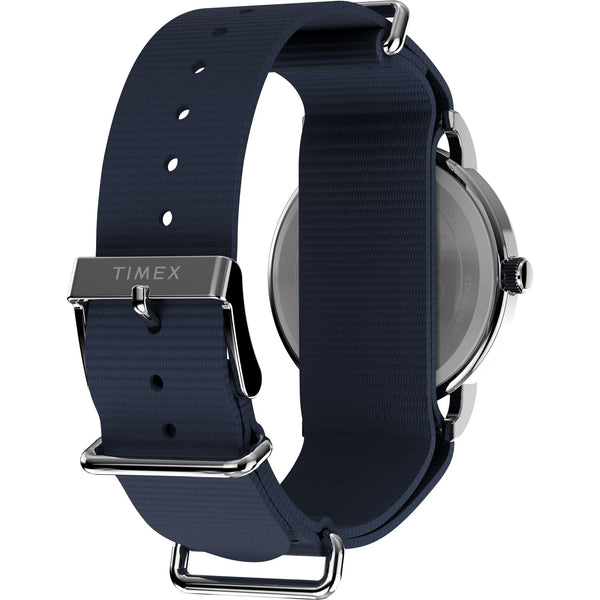 TW6A00400 Reloj Timex Weekender Peanuts de hombre correa de tela azul