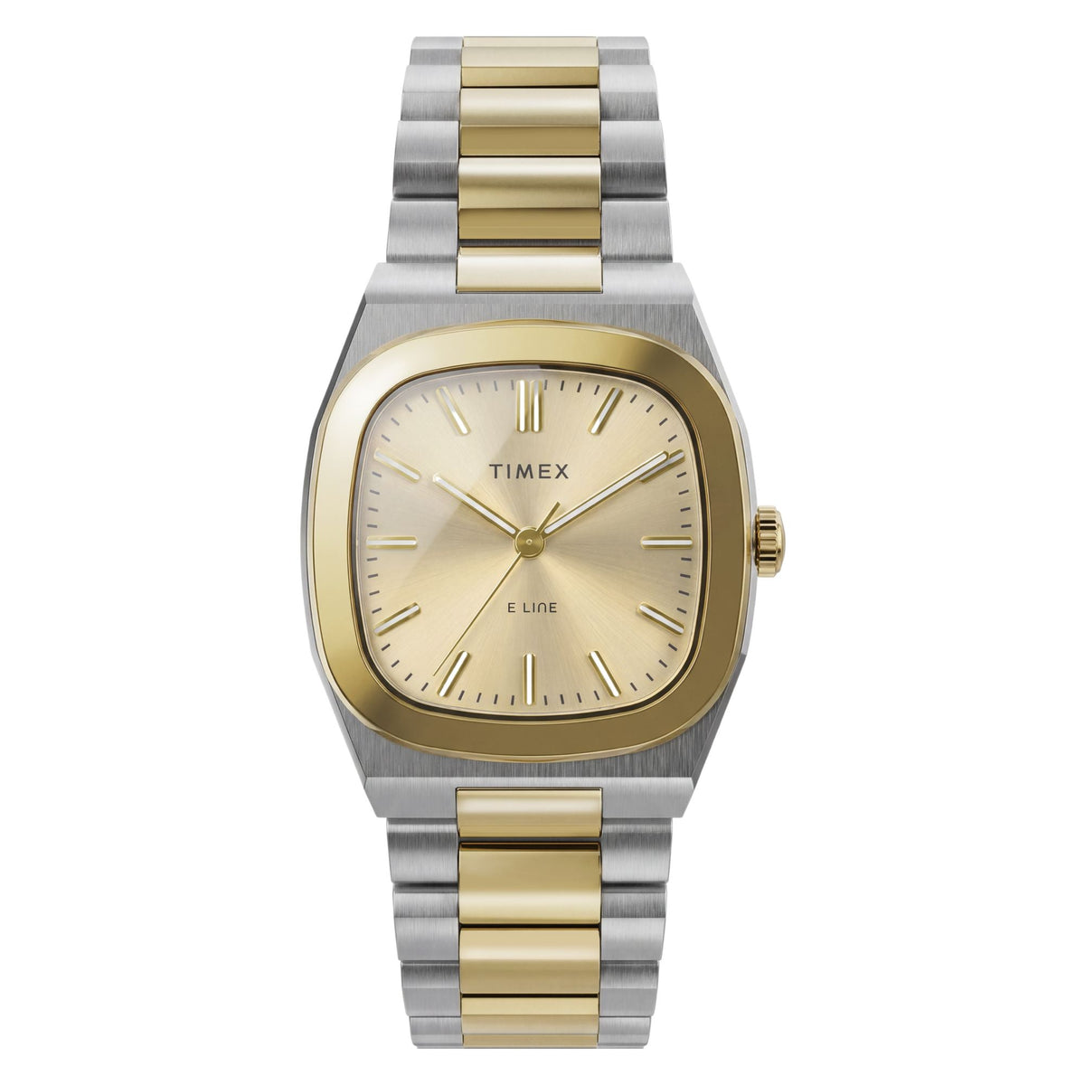 TW6A00800 Reloj Timex E Line de dama correa de metal - Acero Inoxidable Bicolor