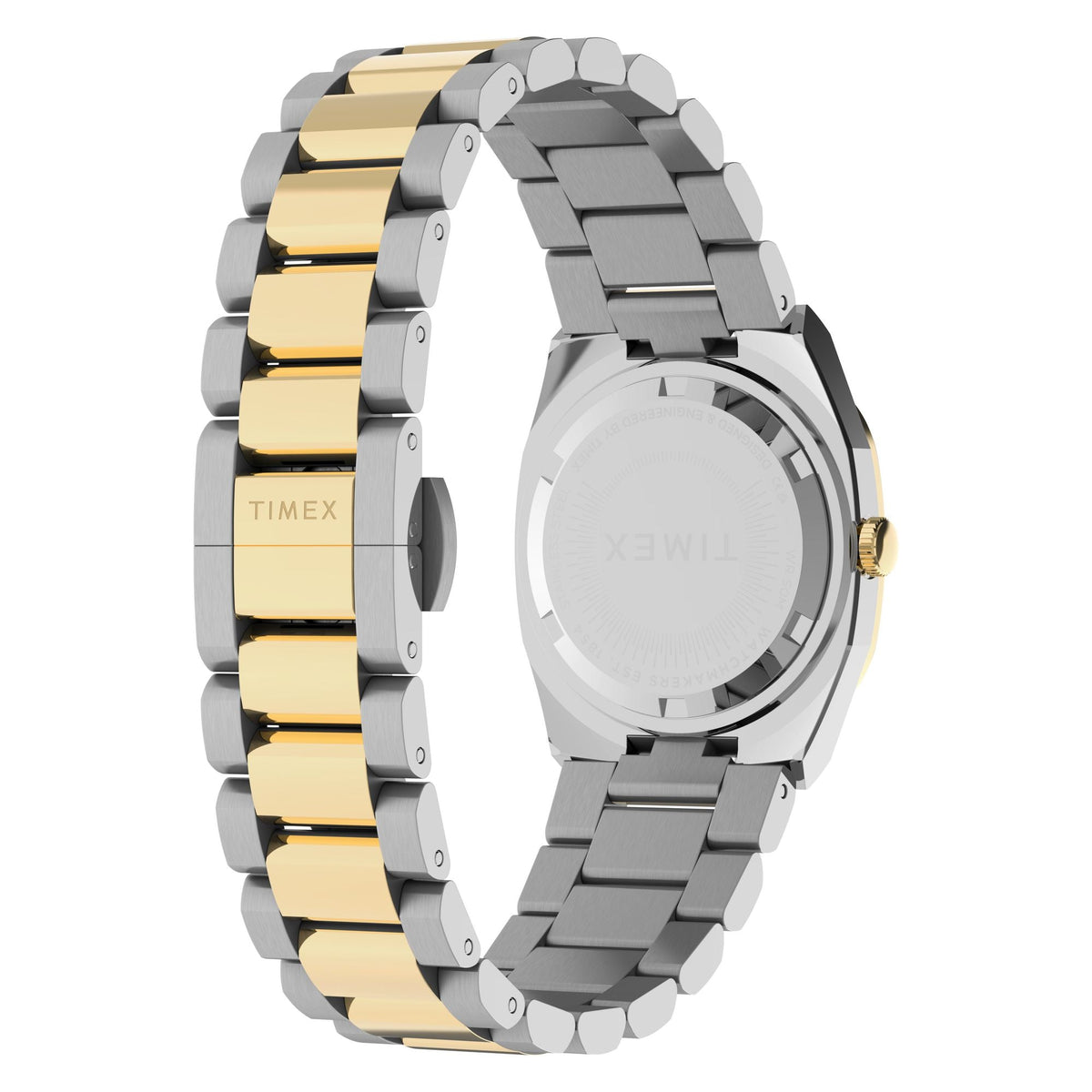 TW6A00800 Reloj Timex E Line de dama correa de metal - Acero Inoxidable Bicolor