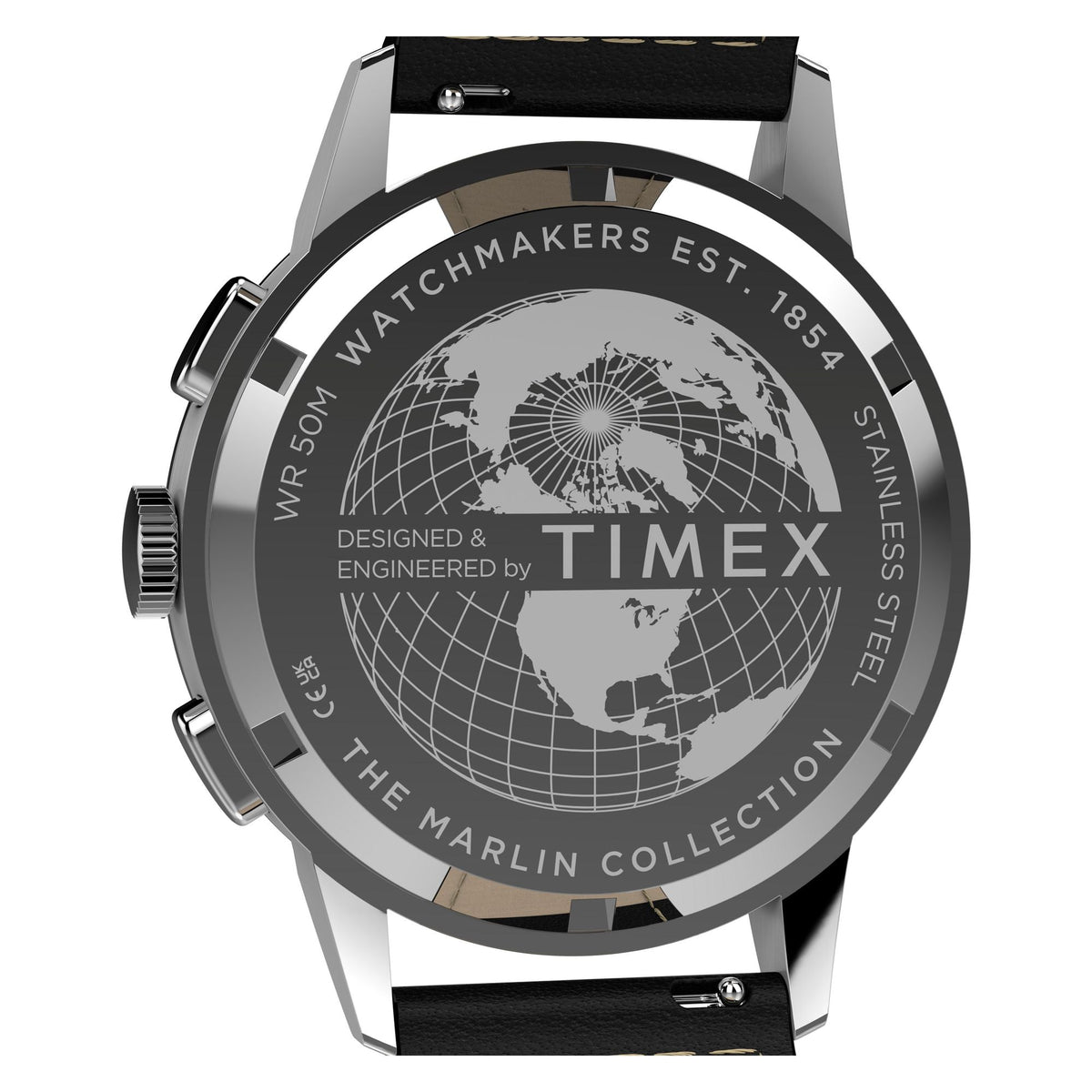TW6A01200 Reloj Timex Marlin Neo de hombre correa de cuero - Cuero Negro