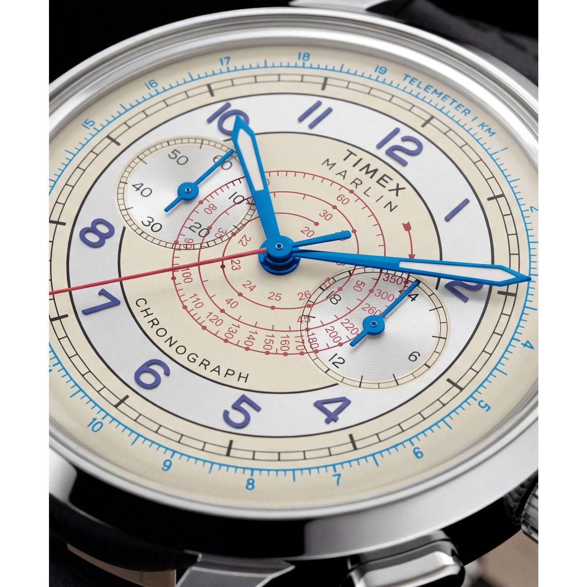 TW6A01200 Reloj Timex Marlin Neo de hombre correa de cuero - Cuero Negro