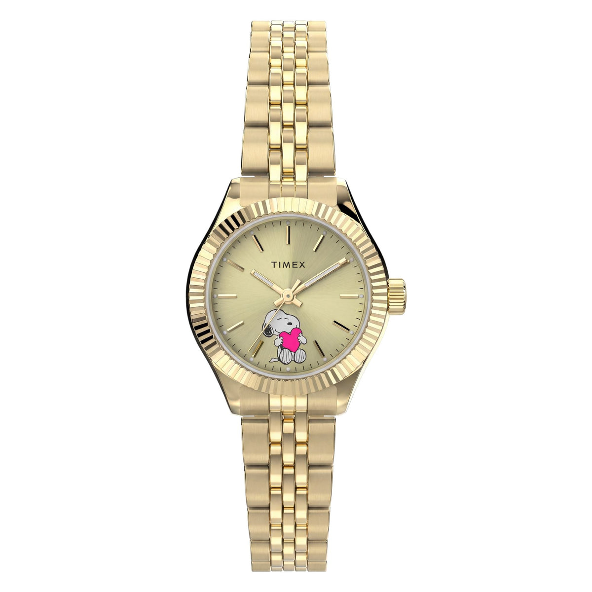 TW6A07400 Reloj Timex Legacy Peanuts Mini de dama correa de metal snoopy - Acero Inoxidable Dorado
