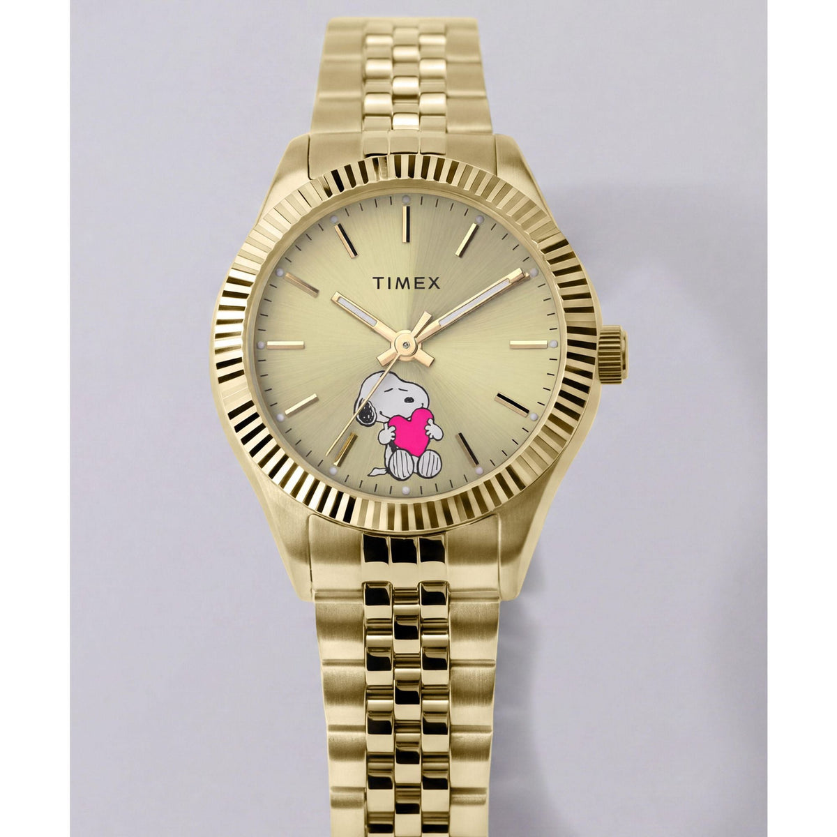 TW6A07400 Reloj Timex Legacy Peanuts Mini de dama correa de metal snoopy - Acero Inoxidable Dorado