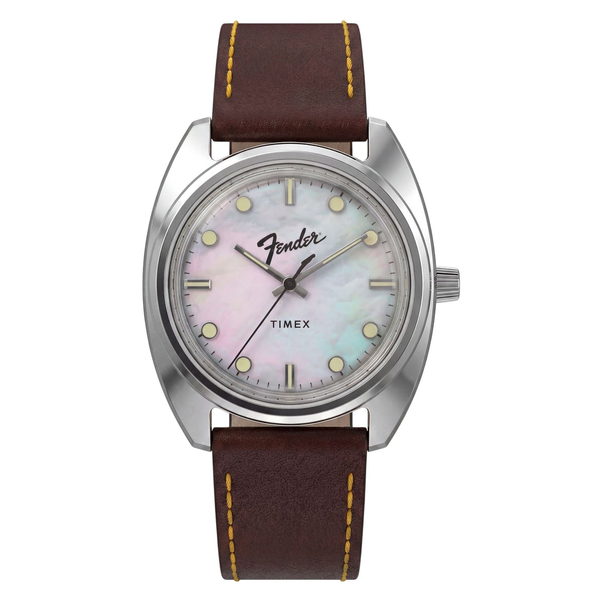 TW6A14700 Reloj Timex Fender Automático de caballero pulsera de piel - Cuero Marrón