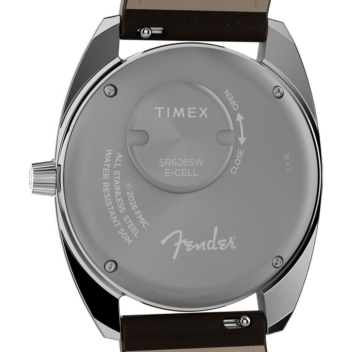 TW6A14700 Reloj Timex Fender Automático de caballero pulsera de piel - Cuero Marrón