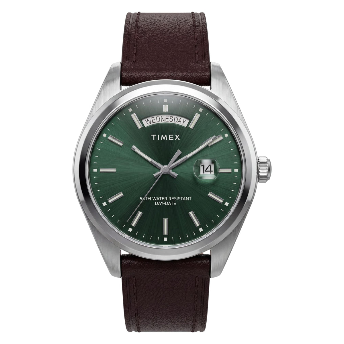 TWG068800 Reloj Timex Trend de caballero correa de cuero - Cuero Marrón