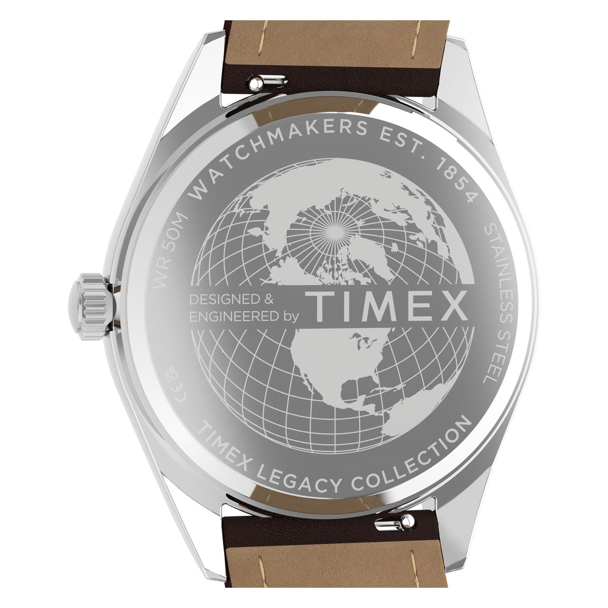 TWG068800 Reloj Timex Trend de caballero correa de cuero - Cuero Marrón