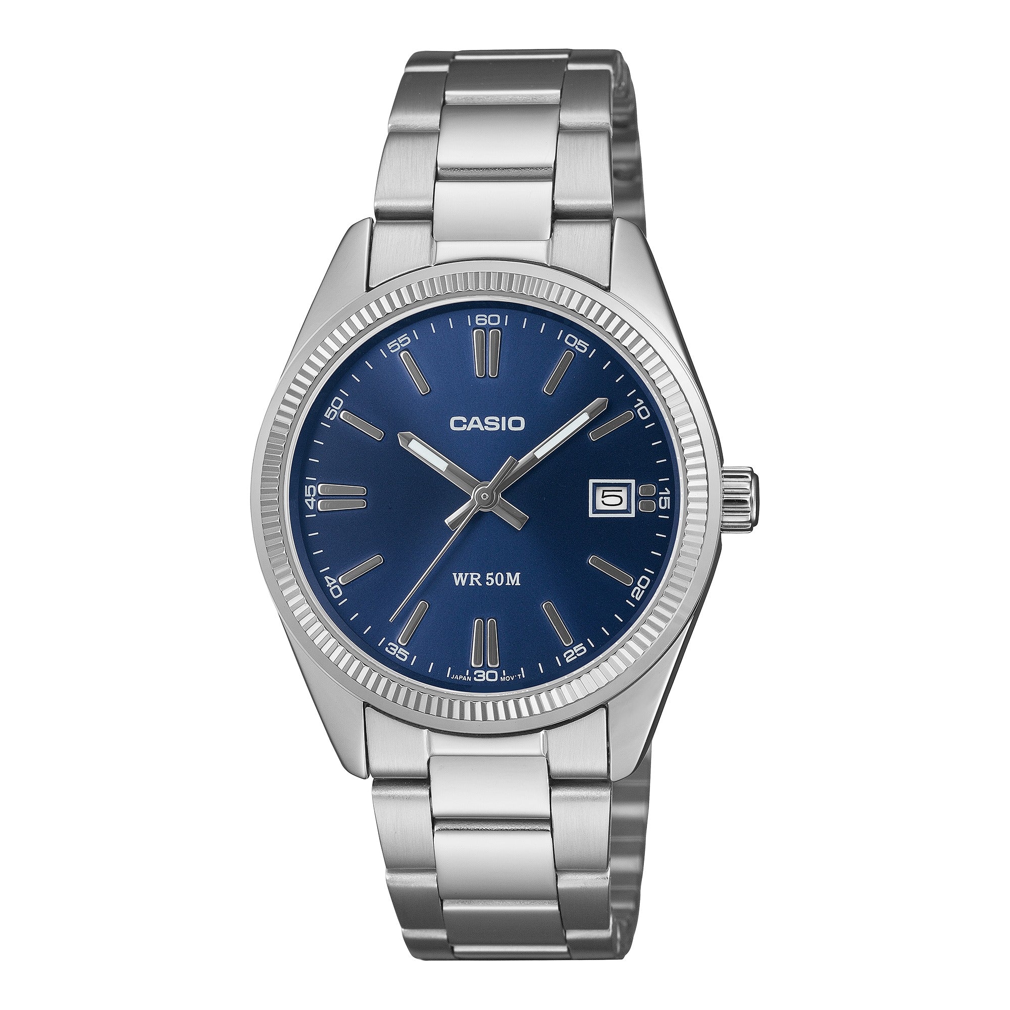 UTP-1302PD-2A1V Reloj Casio Unisex correa de metal - Acero Inoxidable Plateado