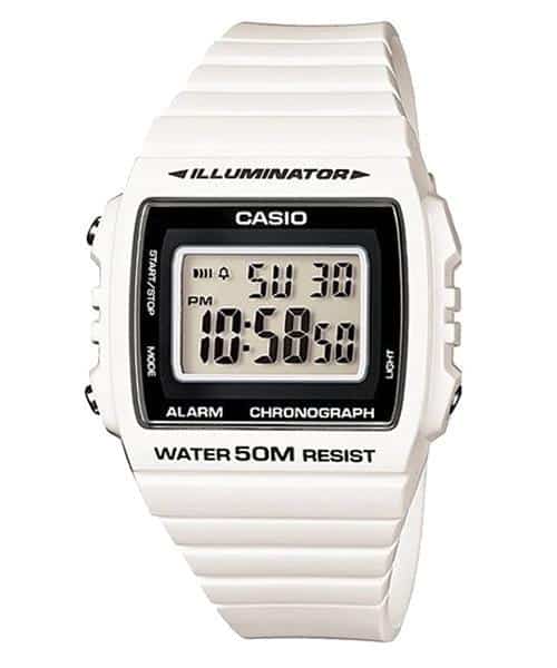 W-215H Reloj Casio Illuminator Hombre Resina Blanco