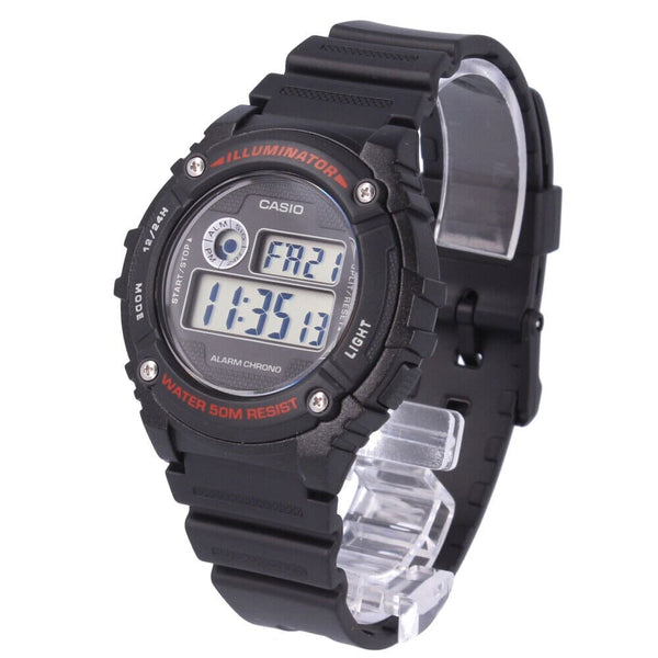 W-216H Reloj Casio Illuminator Hombre Resina Negro