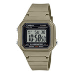 W-217H Reloj Casio Vintage Unisex Resina Beige