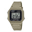 W-217H Reloj Casio Vintage Unisex Resina Beige