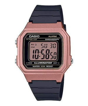 W-217HM-5AV Reloj Casio para Hombre, Vintage Clásico Illuminator