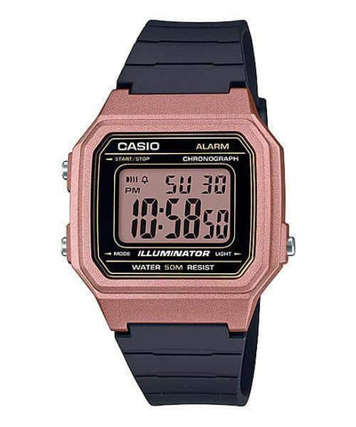 W-217HM-5AV Reloj Casio Vintage para hombre Clásico Illuminator