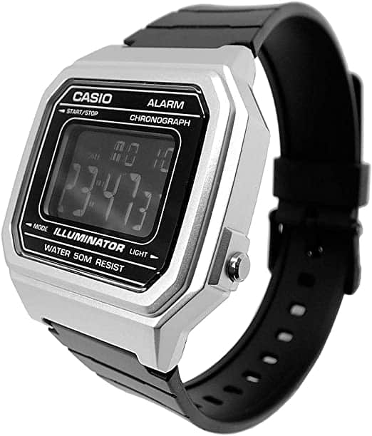 W-217HM Reloj Casio Vintage Unisex Correa Resina Negra