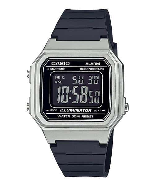 W-217HM Reloj Casio Vintage Unisex Correa Resina Negra