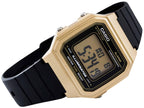 W-217HM Reloj Casio Vintage Unisex Resina Dorado y Azul