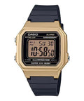W-217HM Reloj Casio Vintage Unisex Resina Dorado y Azul