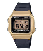 W-217HM Reloj Casio Vintage Unisex Resina Dorado y Azul