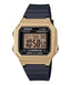 W-217HM Reloj Casio Vintage Unisex Resina Dorado y Azul