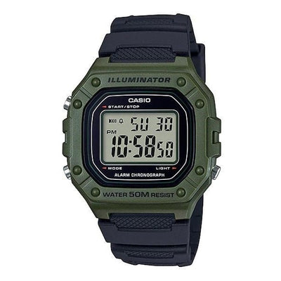 W-218H-3AV Reloj Casio Illuminator para hombre con cronógrafo