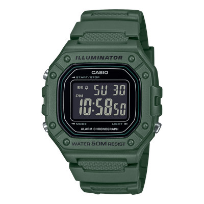 W-218H-3BV Reloj Casio Illuminator de hombre pulsera de resina