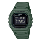 W-218H-3BV Reloj Casio de hombre pulsera de resina - Resina Verde