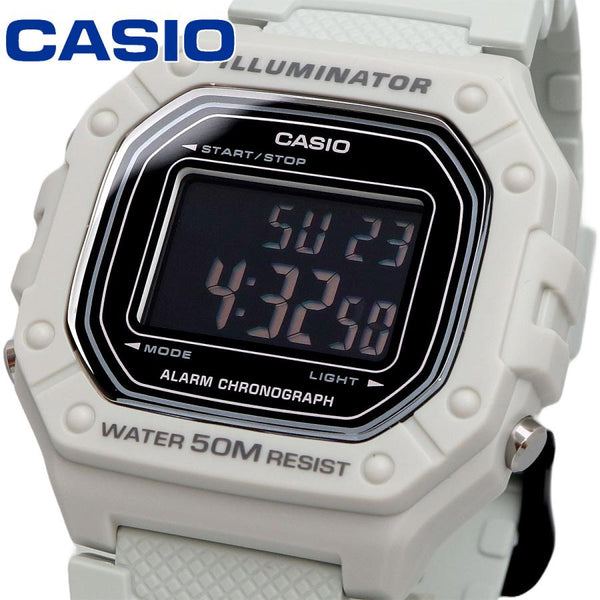 W-218H-8BV Reloj Casio Pulsera de Caucho para Hombre y Mujer Illuminator con Cronógrafo — imagen 2 de 5