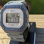 W-218HC Reloj Casio Illuminator Mujer Resina Azul Grisáceo