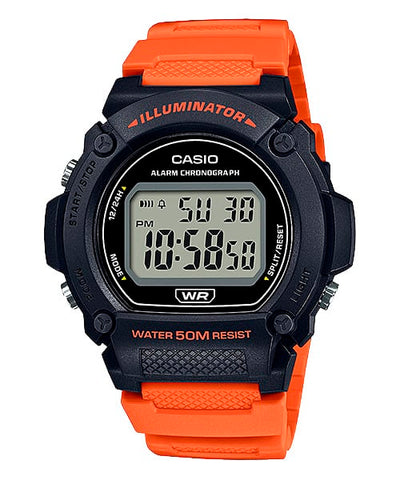 W-219H-4AV Reloj Casio Illuminator para hombre con cronógrafo