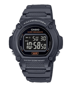W-219H-8BV Reloj Casio para Hombre, Illuminator con Cronógrafo