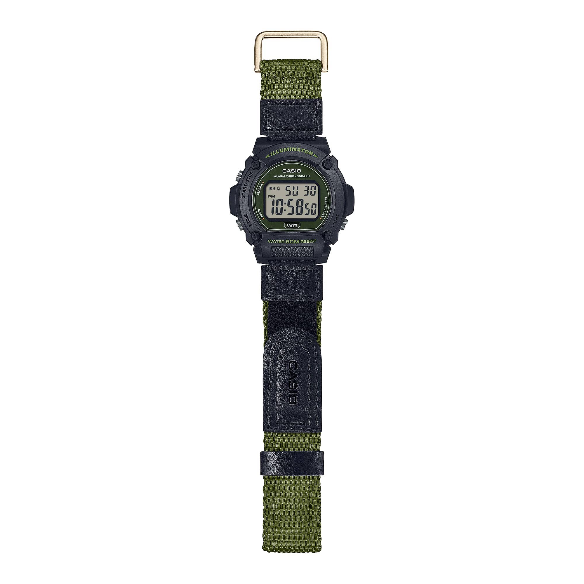 W-219HB-3AV Casio Illuminator Alarma Cronógrafo Reloj para Hombre