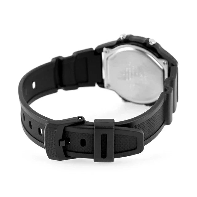 W-220H-1A2V Reloj Casio de caballero correa de silicona - Resina Negro