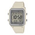 W-221H-8AV Reloj Casio digital unisex correa de silicona - Resina Blanco