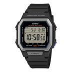 W-738H-1AV Reloj Casio digital de hombre correa de caucho - Resina Negro