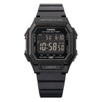 W-738H-1BV Reloj Casio de hombre correa de silicona - Resina Negro