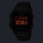 W-738H-1BV Reloj Casio de hombre correa de silicona - Resina Negro