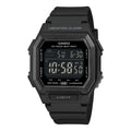W-738H-1BV Reloj Casio de hombre correa de silicona - Resina Negro