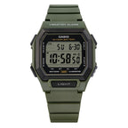 W-738H-3AV Reloj Casio de hombre correa de resina digital - Resina Verde
